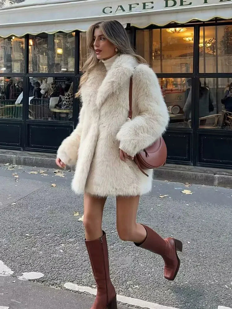 Warm Furry Winter Coat